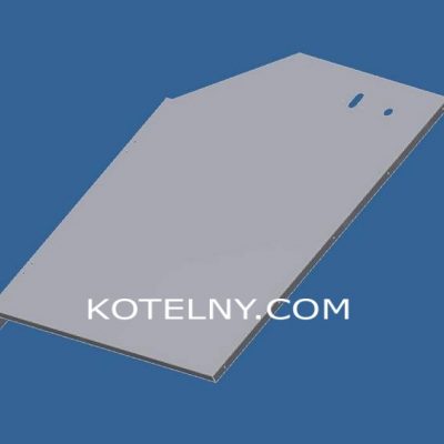 Pravý plášť C15 - levý kotel (RAL 7035) 4,07 kg