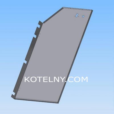 Levý plášť C25 - pravý kotel (RAL 7035) 5,49 kg