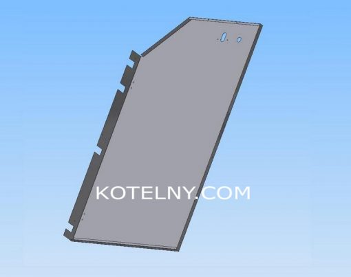Levý plášť C25 - pravý kotel (RAL 7035) 5,49 kg