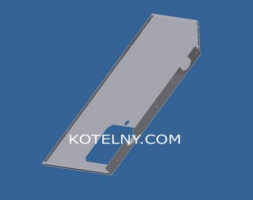Pravý plášť C25 - pravý kotel (RAL 7035) 4,97 kg