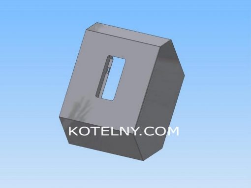 Panel čelní C25 (RAL 7037) 2,75 kg