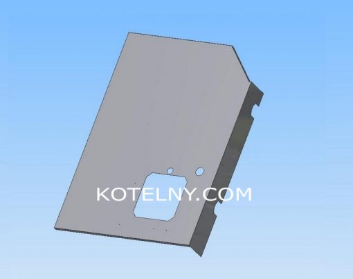 Levý plášť C50 - levý kotel (RAL 7035) 8,50 kg