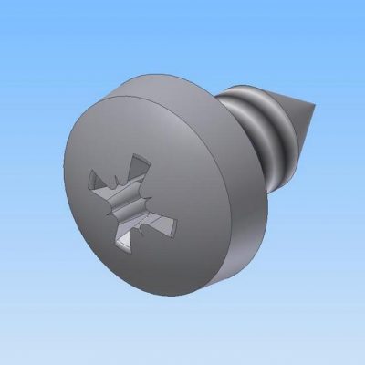 Šroub do plechu s válcovou hlavou C 4.8x9.5 Zn DIN7981