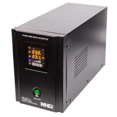 Záložní zdroj MHPower MPU-700-12, UPS, 700W, čistý sinus, 12V