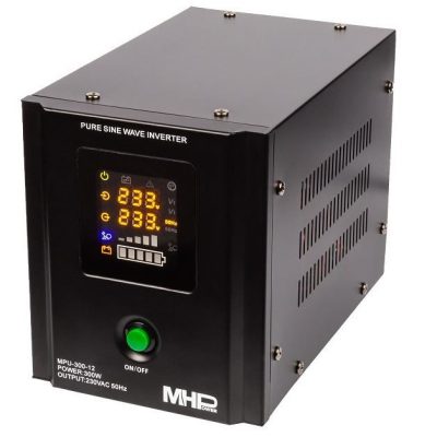 Záložní zdroj MHPower MPU-300-12, UPS, 300W, čistý sinus, 12V